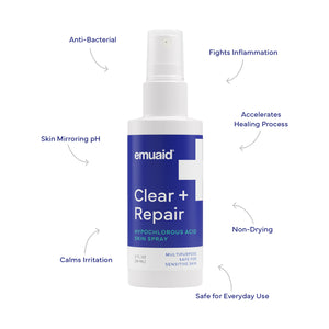 EMUAID® Clear + Repair - Hypochlorous Acid Skin Spray